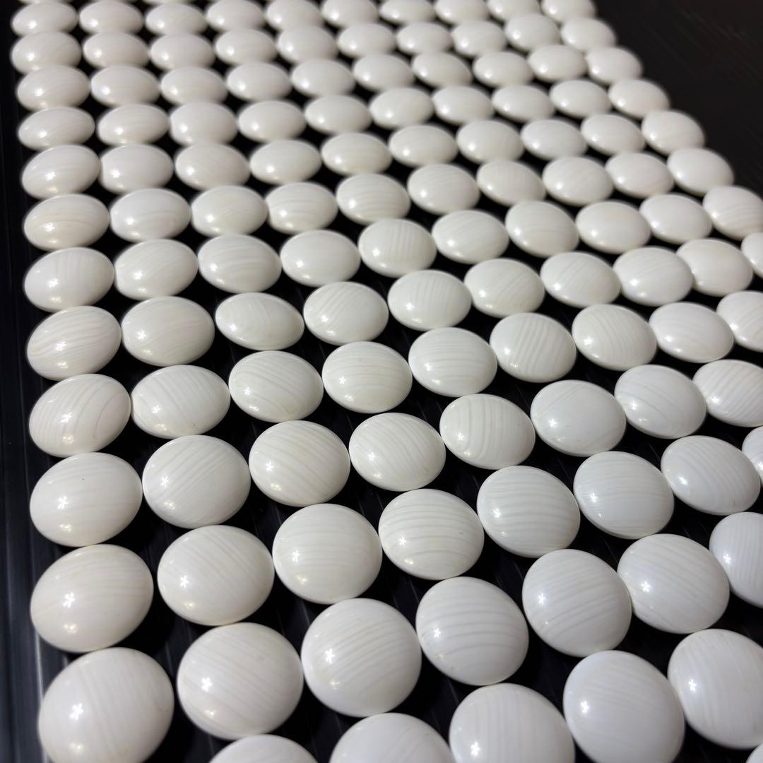 日向特製蛤碁石 雪印 34号 碁盤 碁石 蛤碁石 日向 那智黒石