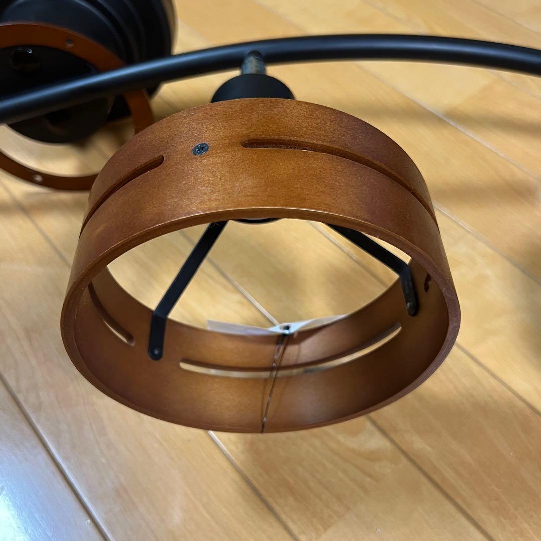 インターフォルム LT-5271 シーリングライト 4灯 ウッド×ブラック