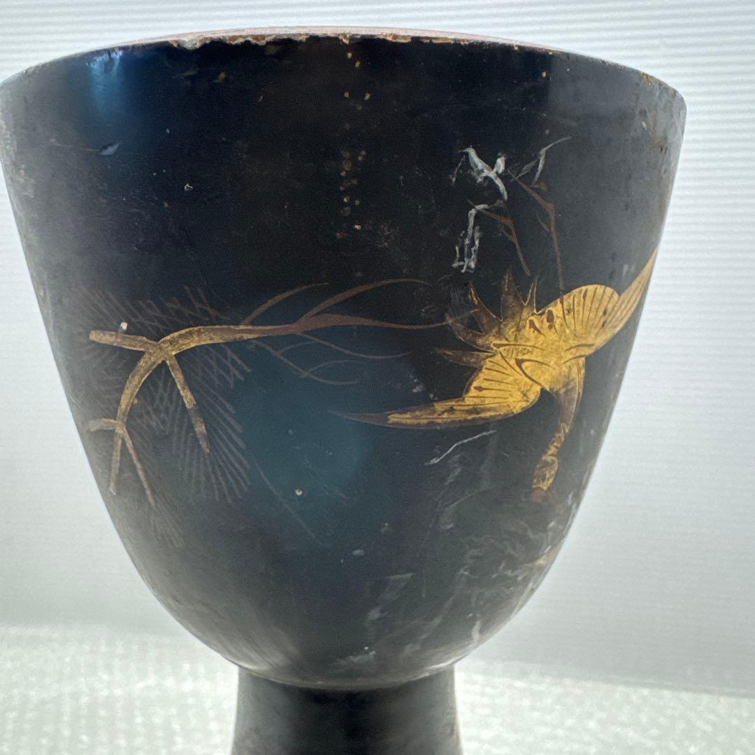 か*ろ様 小鼓　胴　鼓胴 鶴