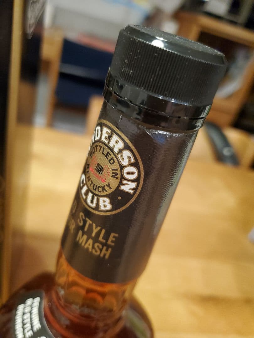 ANDERSON CLUB 15年 バーボン ウイスキー アンダーソンクラブ