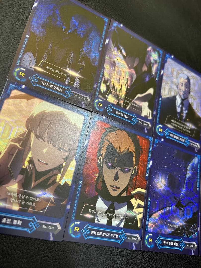 韓国 正規品 俺だけレベルアップな件 コレクションカード SR フルセット