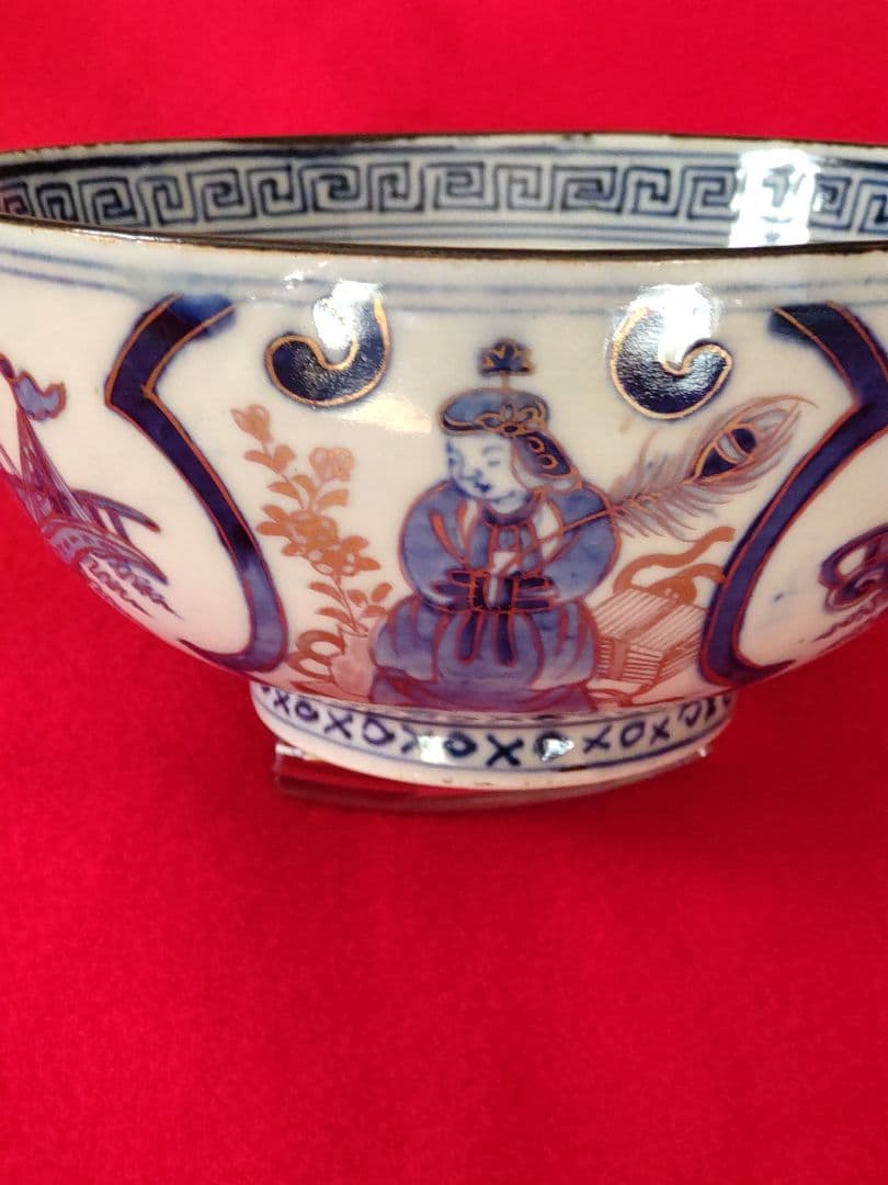 古伊万里四艘船文鉢。