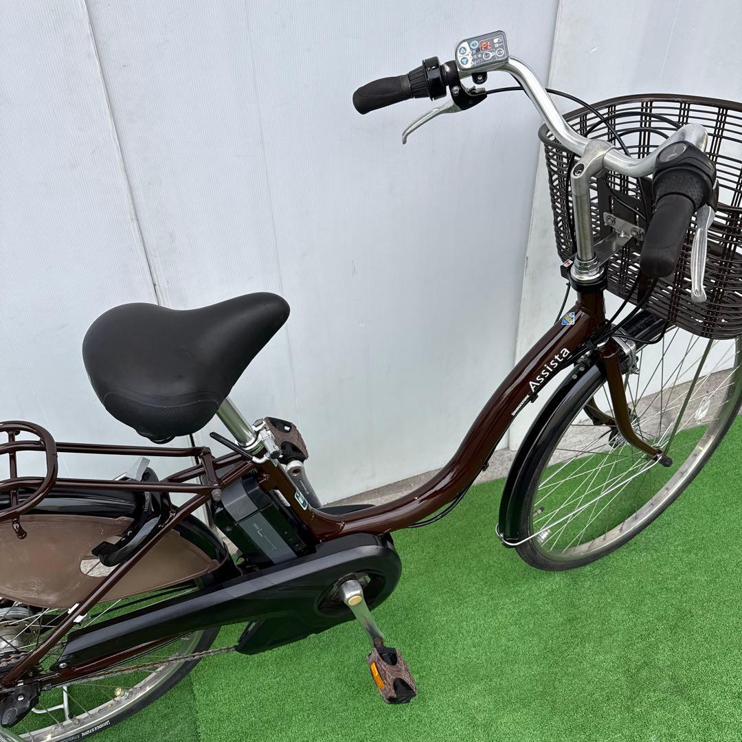 ブリヂストン電動アシスト自転車26インチ8.9Ah ブラウン