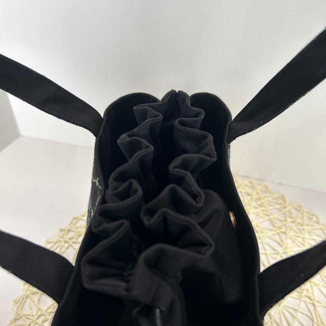 pjcクロッチ君　あおりポケット巾着バッグ　ハンドメイド