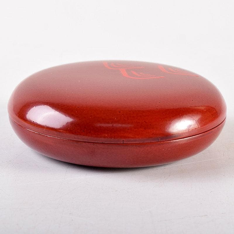 茶道具　讃岐漆器　宗家　後藤盆　後藤昌基作　香合　共布共箱　V　7954