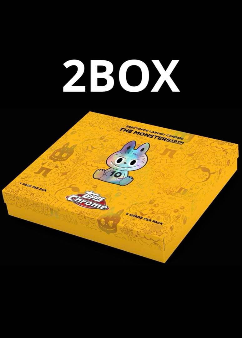 Topps Chrome 10周年記念ボックス ラブブ　2BOX 未開封
