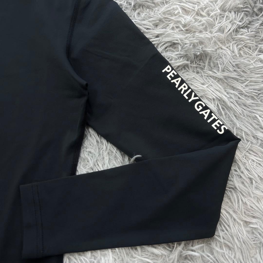 新品　パーリーゲイツ　ハイネック　長袖シャツ　カットソー　秋冬　ネイビー　0