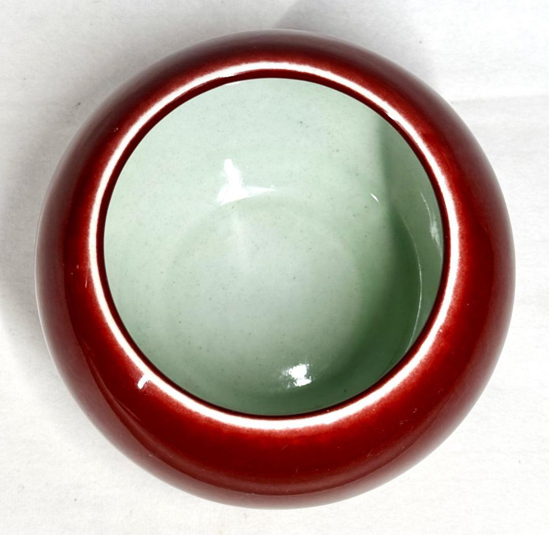 大清光緒年製 款 紅釉壷 紅釉缸 唐物 中国古玩 入手困難 骨董 WWTT322