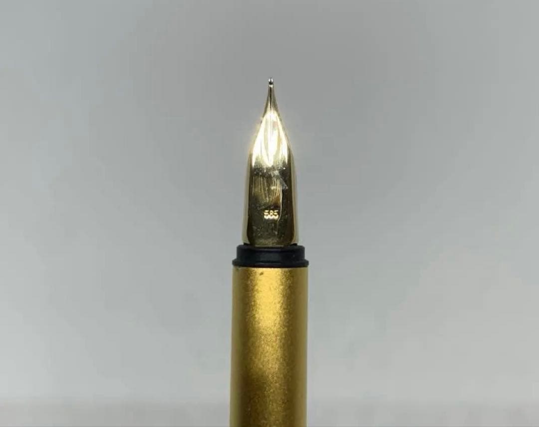 筆記確認済 MONTBLANC モンブラン 585 万年筆 ゴールド