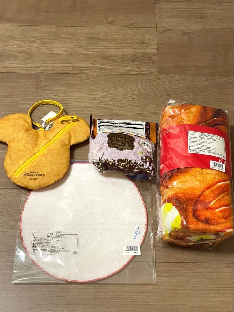 ★新品未使用★ディズニーリゾートパークフード バスタオル ハンカチ等4点セット