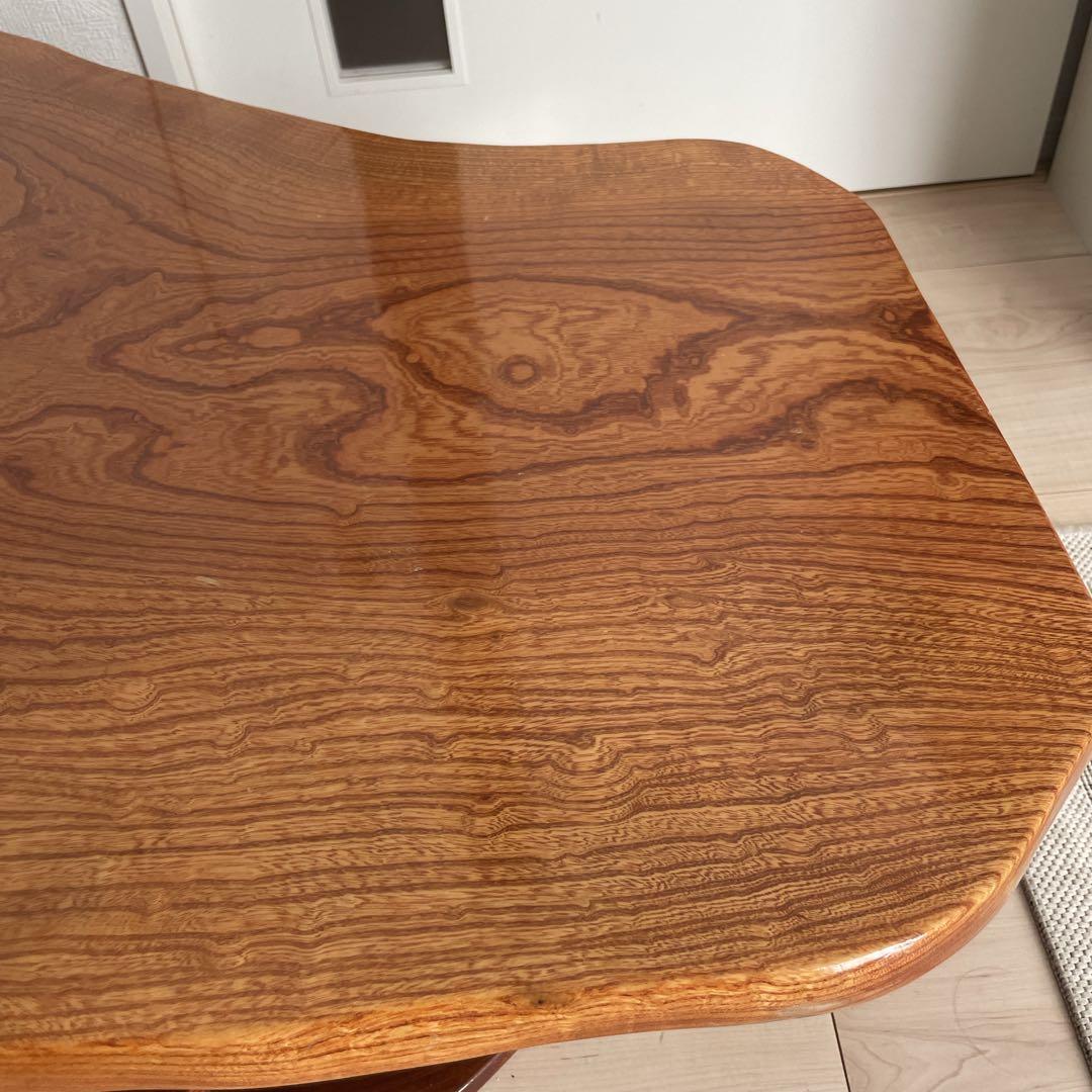 一枚板　おしゃれ木製 ちゃぶ台　おしゃれ座卓