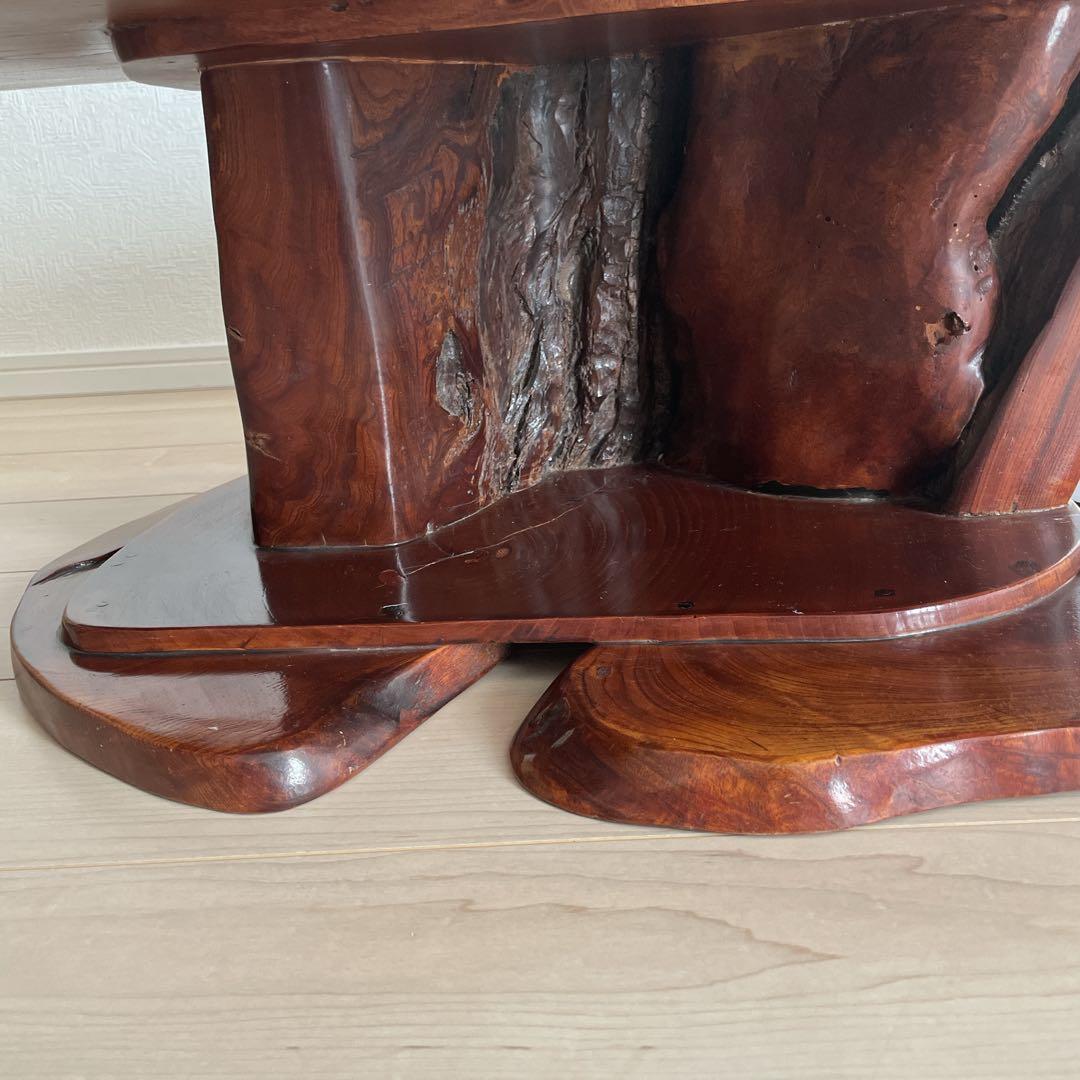 一枚板　おしゃれ木製 ちゃぶ台　おしゃれ座卓