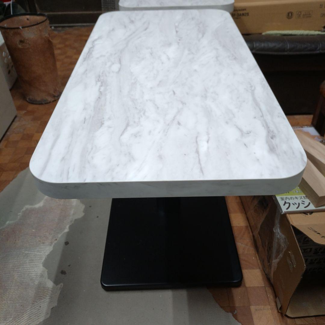 大理石風テーブル 80cm x 40cm