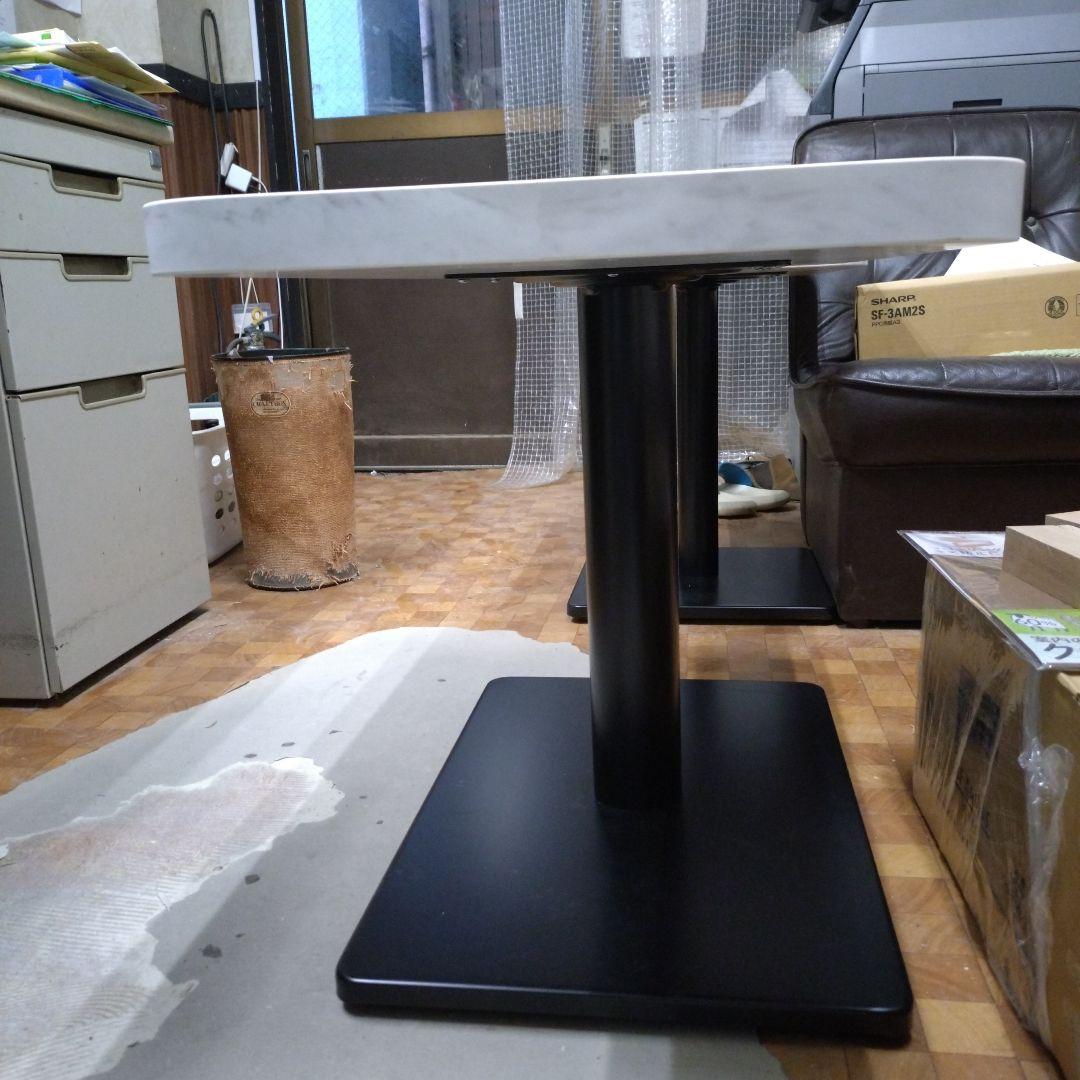 大理石風テーブル 80cm x 40cm