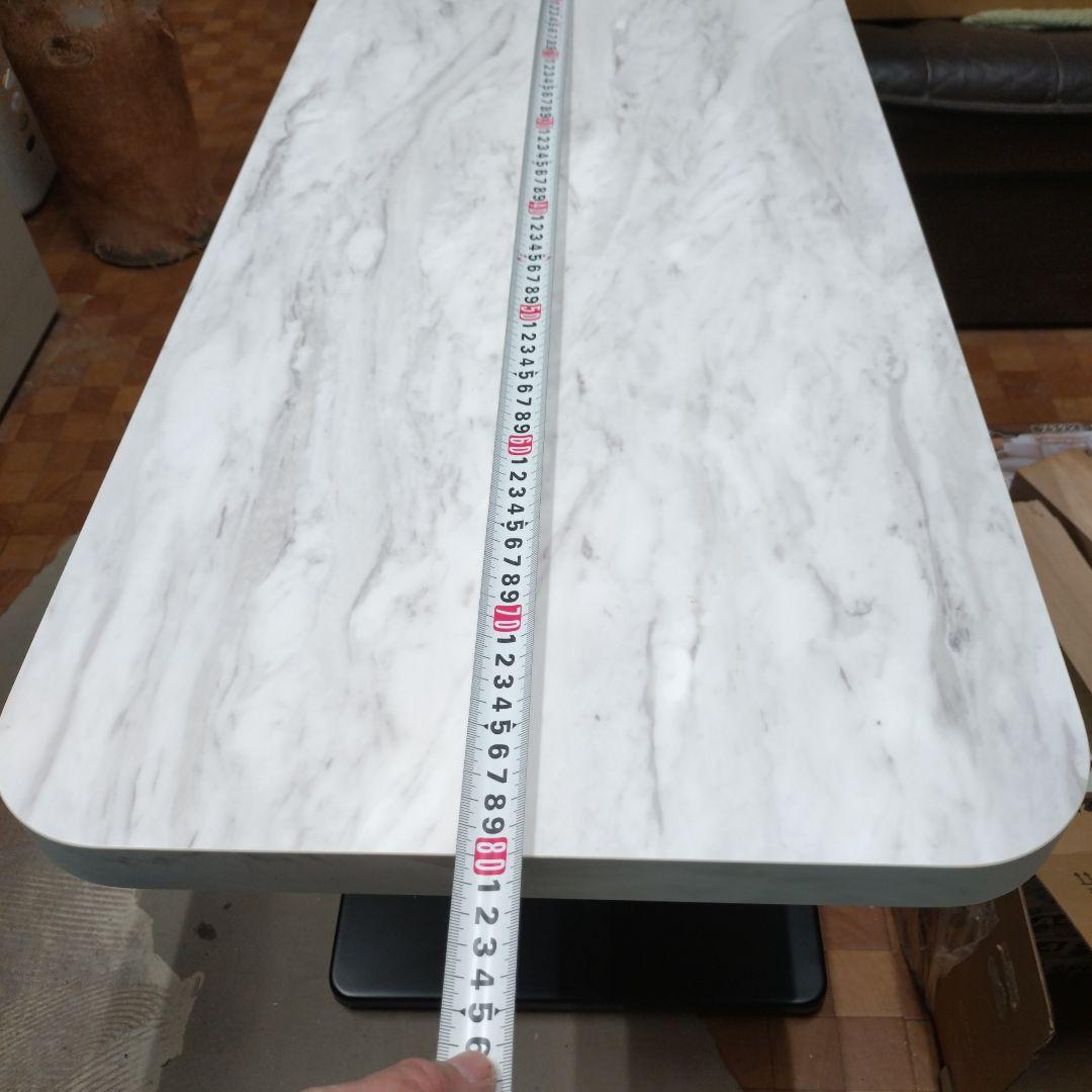 大理石風テーブル 80cm x 40cm