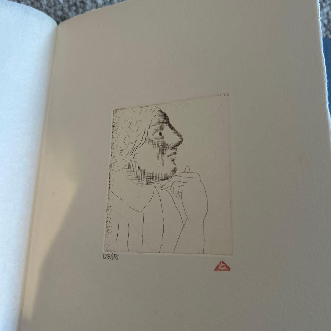 有元利夫　雲の誕生　オリジナル銅版画二十八葉　155/123 超美品