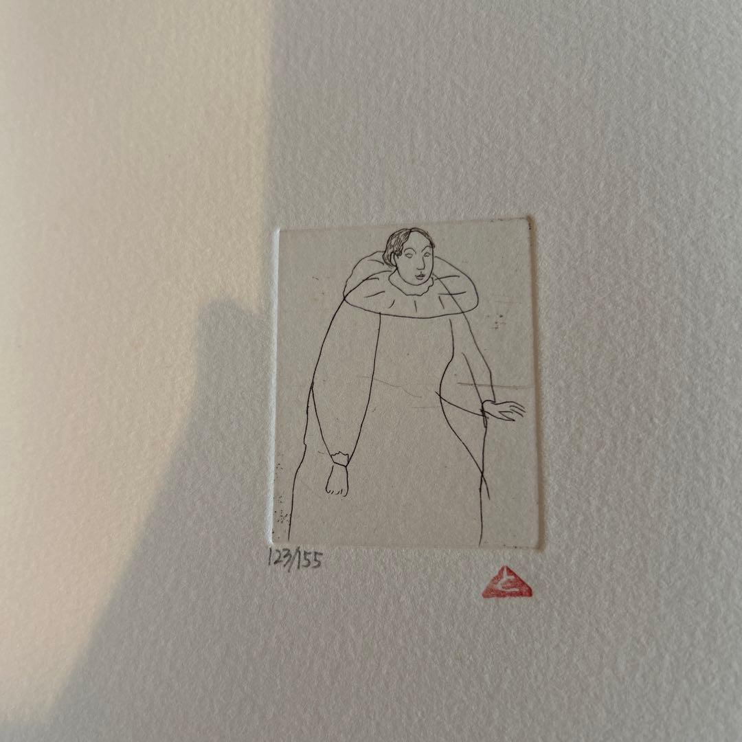 有元利夫　雲の誕生　オリジナル銅版画二十八葉　155/123 超美品