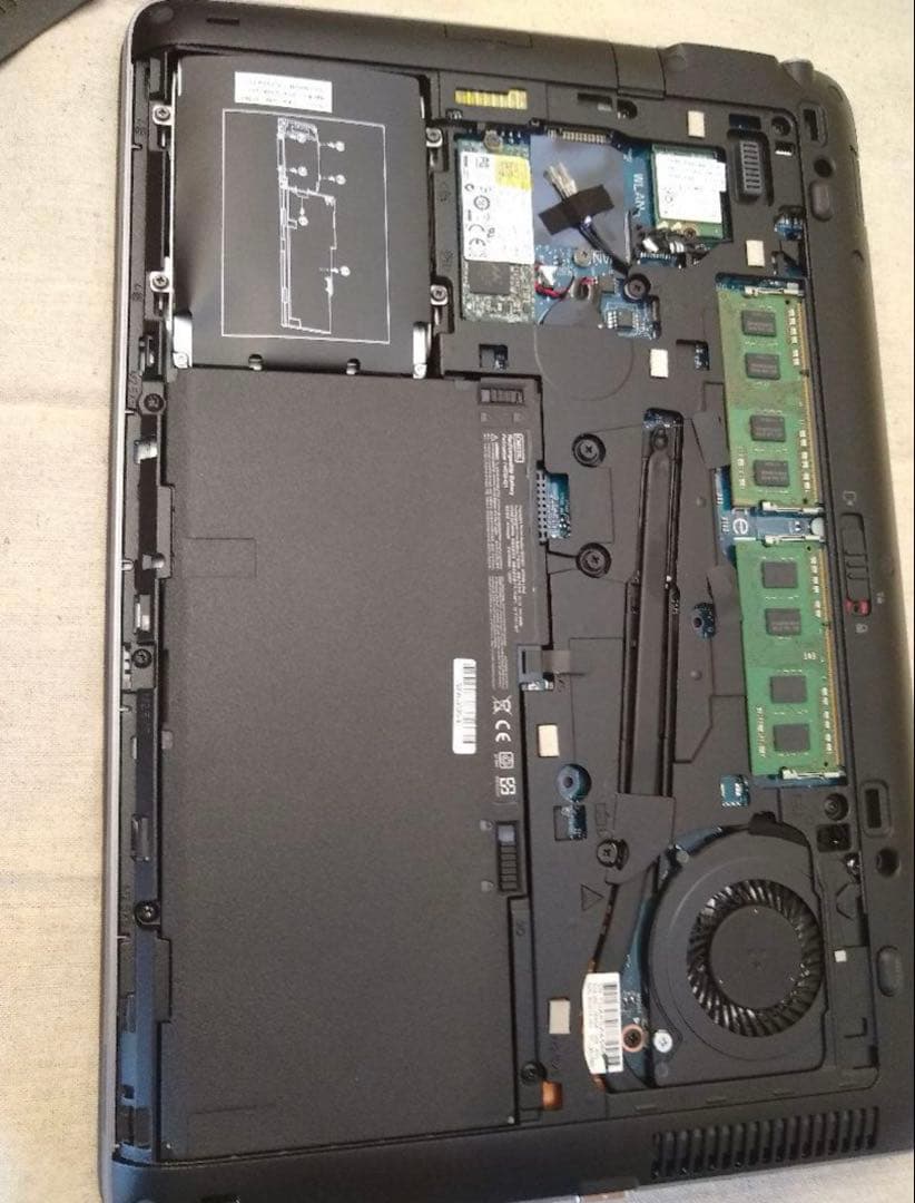 その他ノートPC本体 hp elitebook 840 g2 M2.SSD128GB+HDD500GB