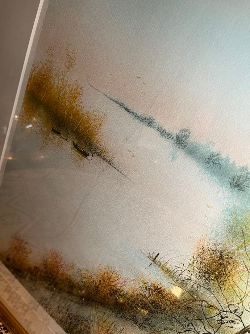 絵画 水彩画 リトグラフ