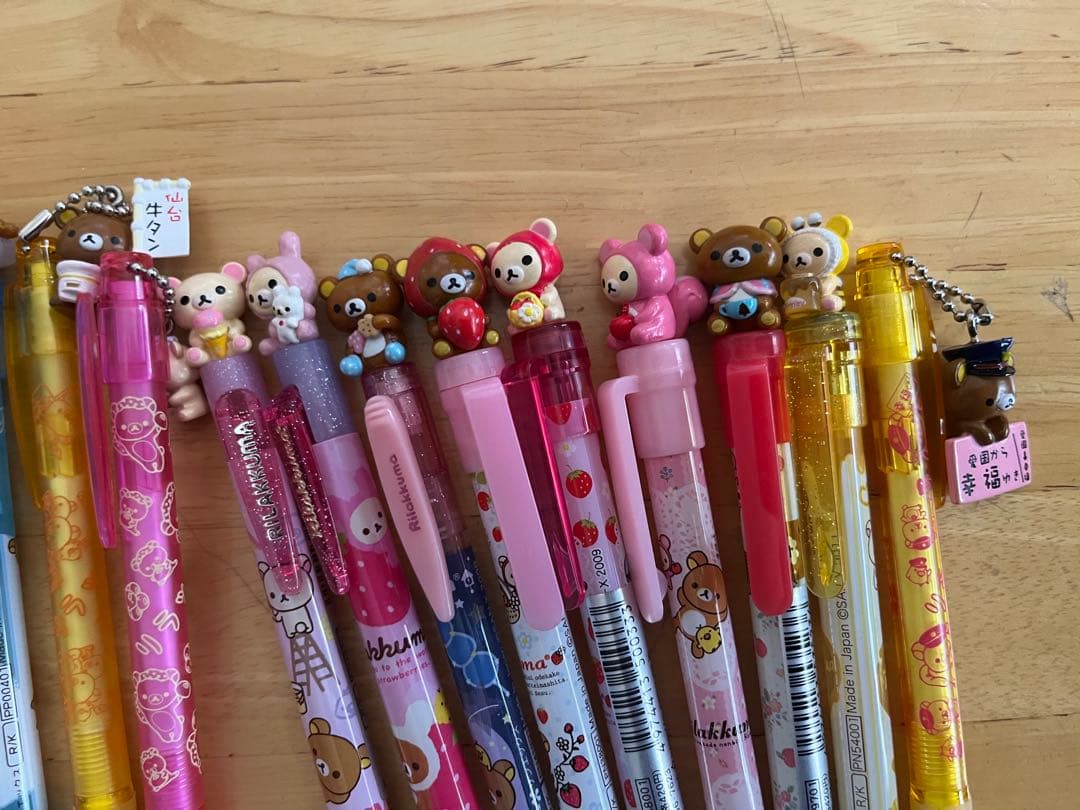 リラックマ　ボールペン&シャーペン　21本セット