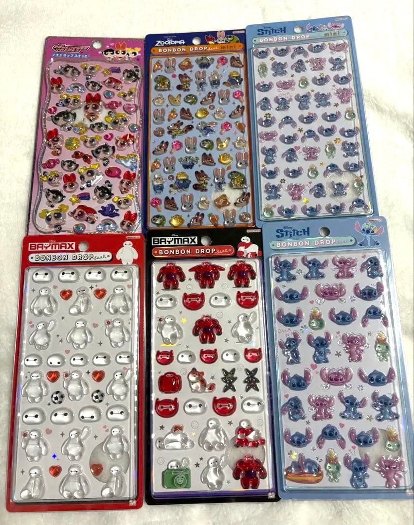 正規品35枚以上まとめ売り　ボンボンドロップシール　サンリオ　ディズニー