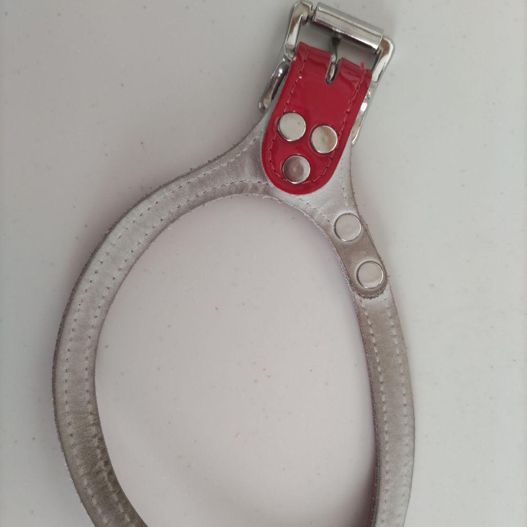 バディベルト ハ－ネスBBベルト ６号エナメル！レッド スワロフスキー付き