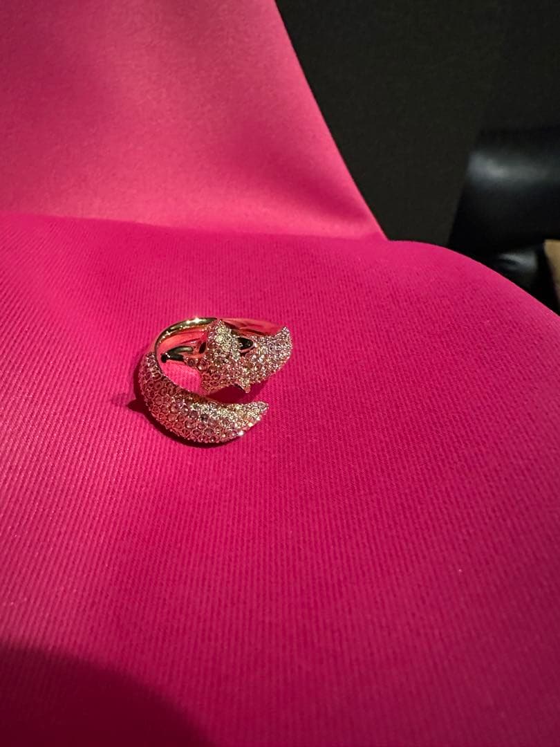 Swarovski フォックスモチーフリング