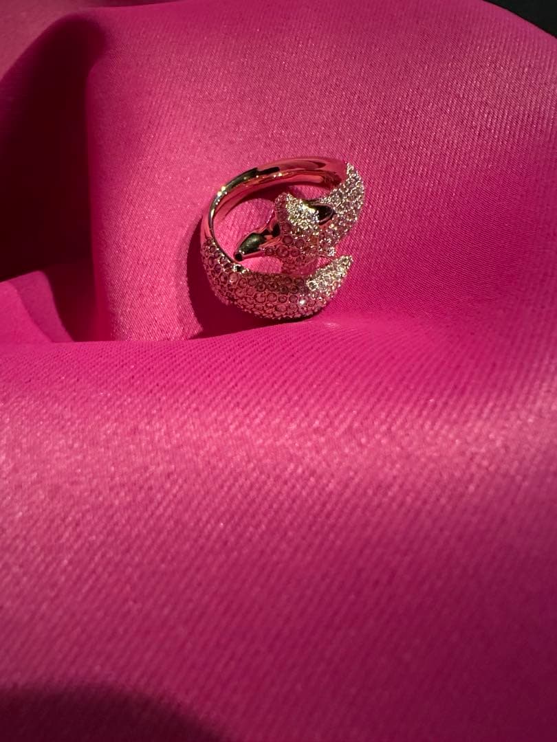 Swarovski フォックスモチーフリング