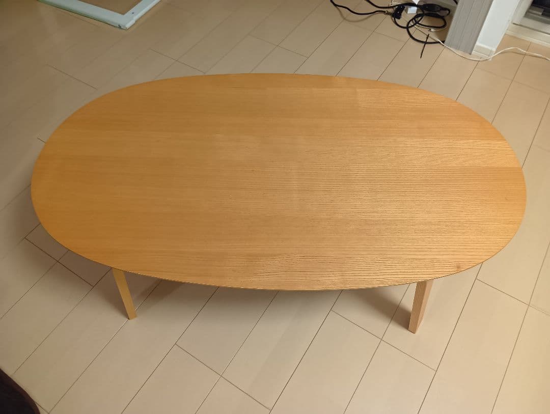 無印良品　楕円形コタツ　美品　おまけコタツ掛け布団