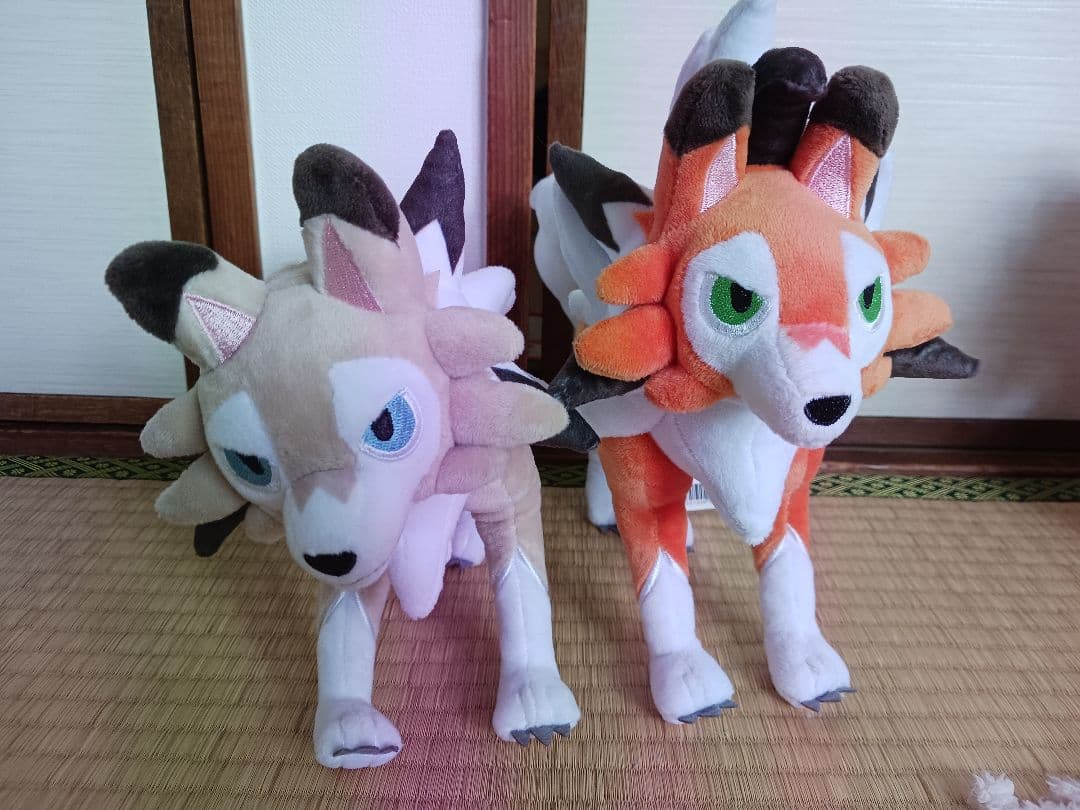 ポケモンセンター タカラトミー ルガルガン イワンコ ぬいぐるみ セット