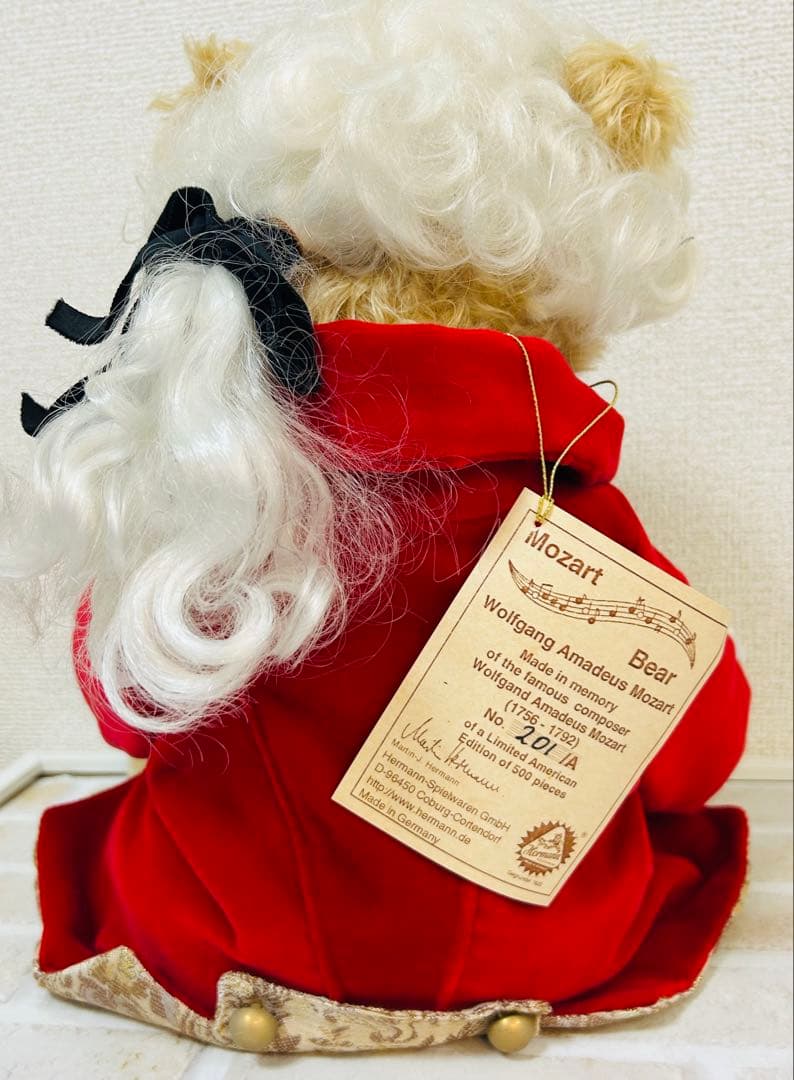 ハーマン モーツァルトベア　テディベア　ヨーロッパ限定500体　No.201