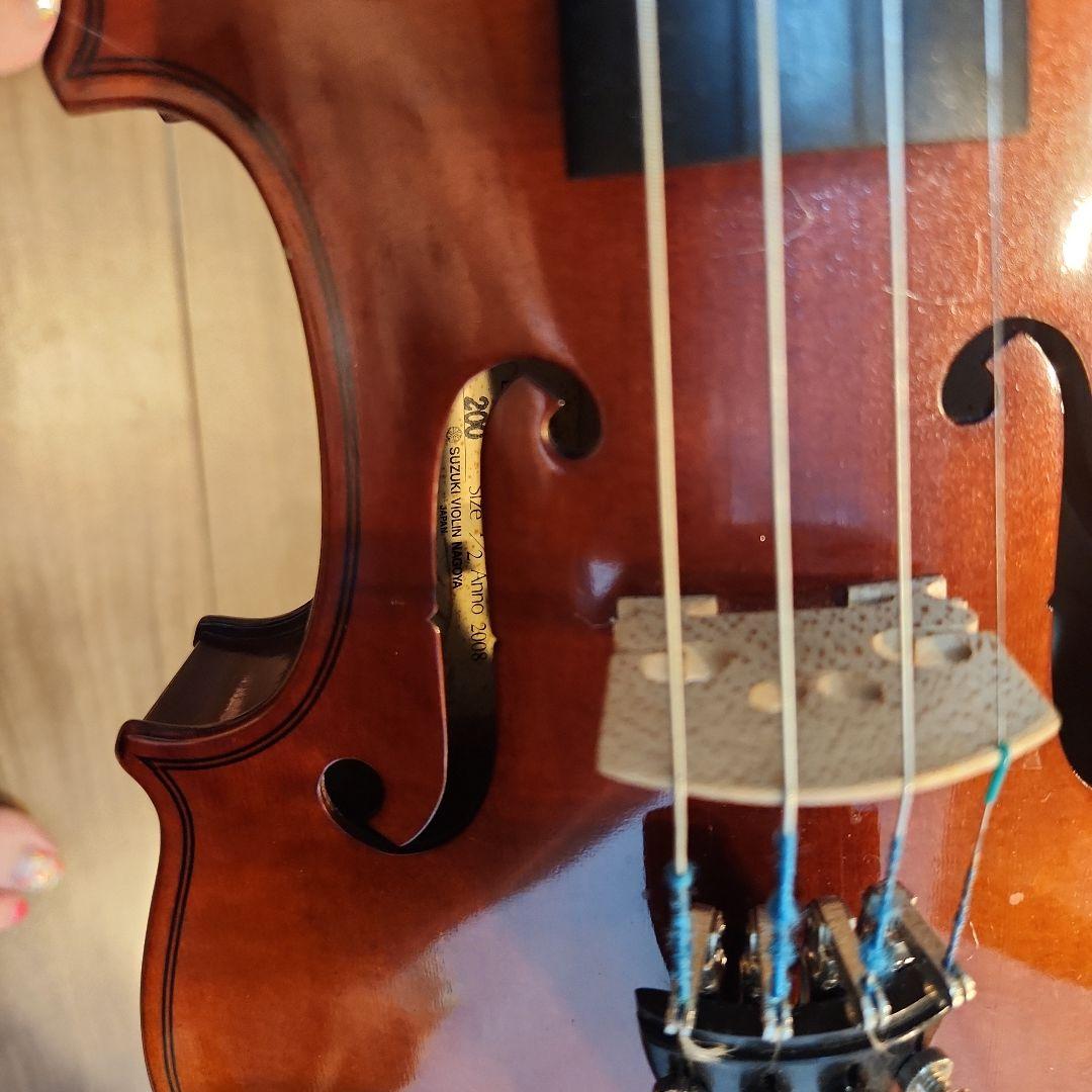 【良品】スズキ バイオリン NO.200 1/2 2008年製 弓 ハードケース