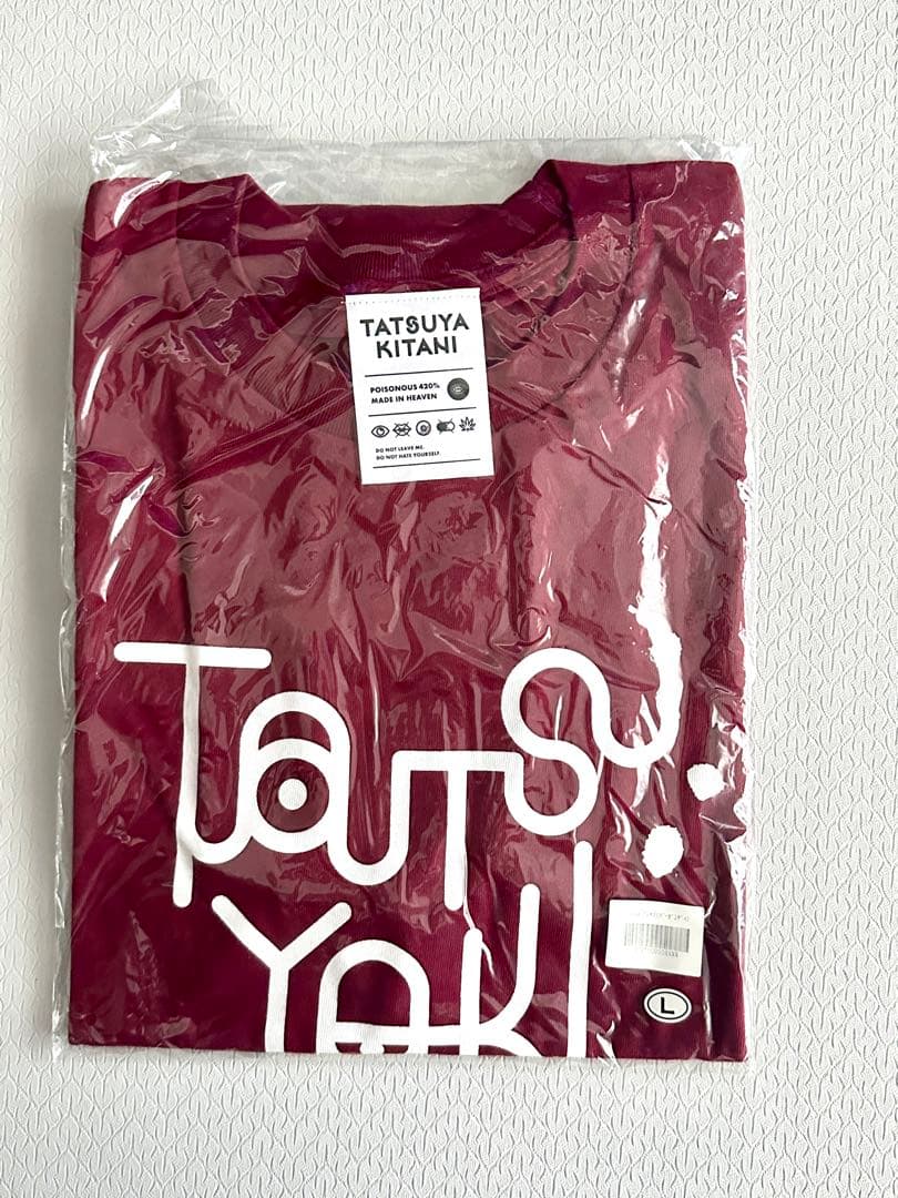 キタニタツヤ Eyes Tシャツ（バーガンディ） Lサイズ