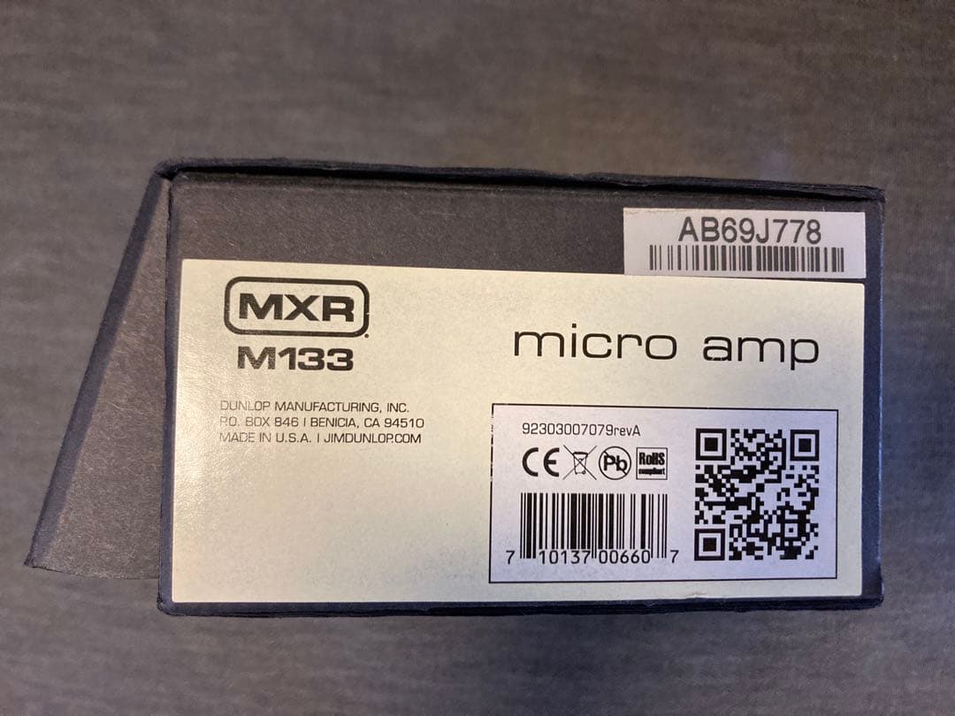MXR M133 Micro Amp 箱あり