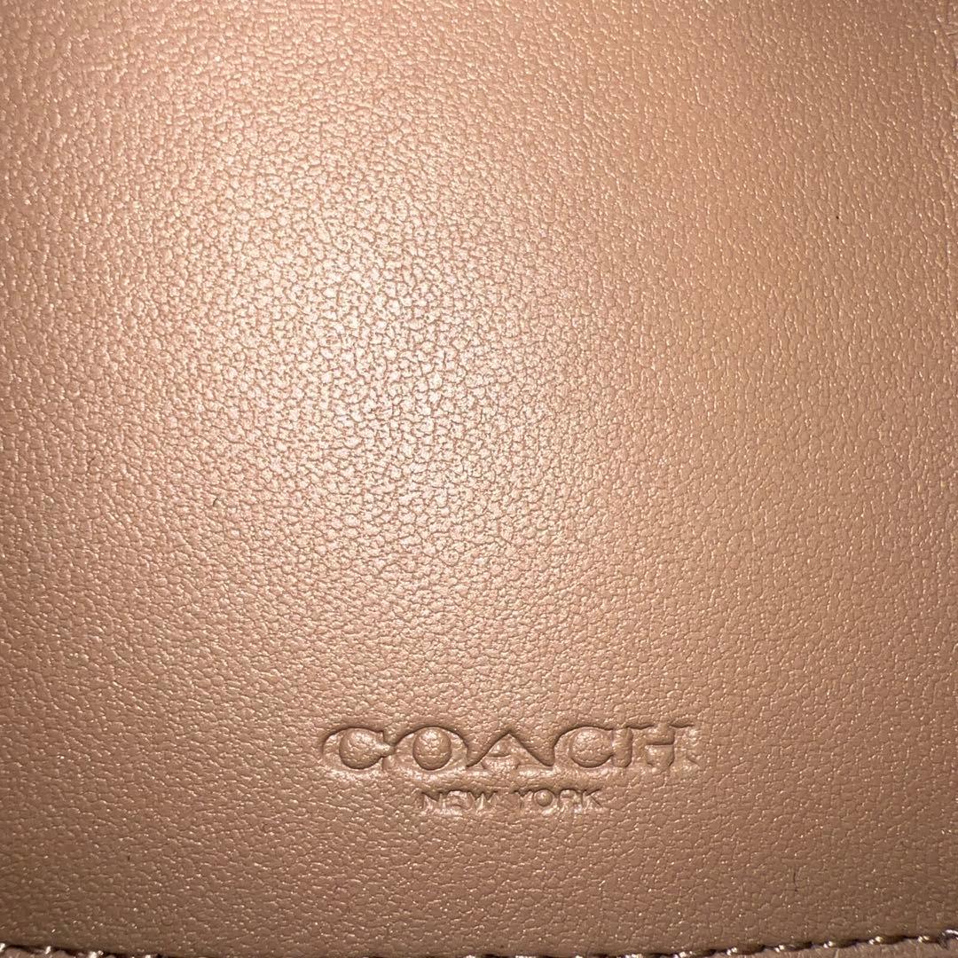 【新品未使用】COACHコーチ財布★ミニトライフォールドウォレット★ホース馬★白