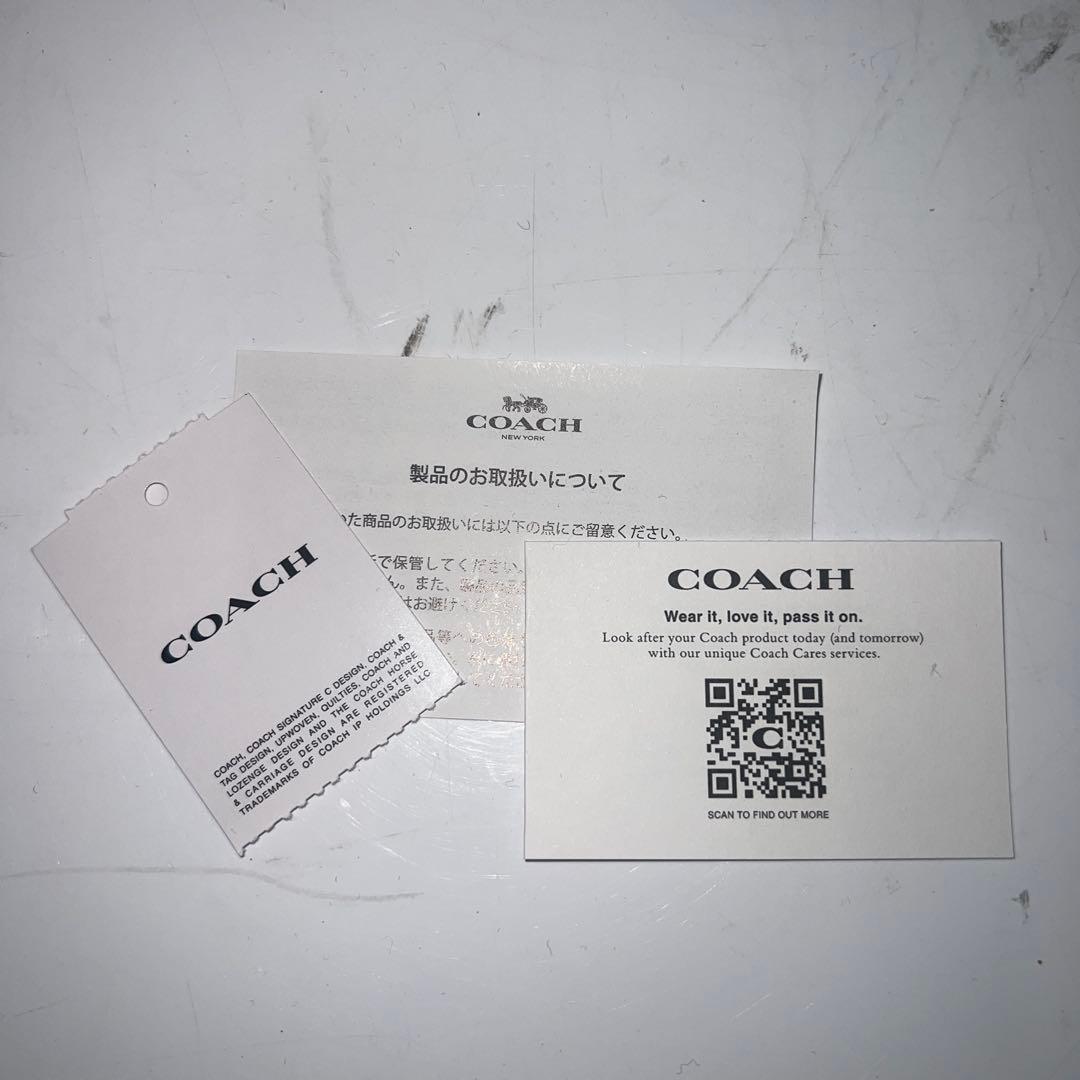 【新品未使用】COACHコーチ財布★ミニトライフォールドウォレット★ホース馬★白