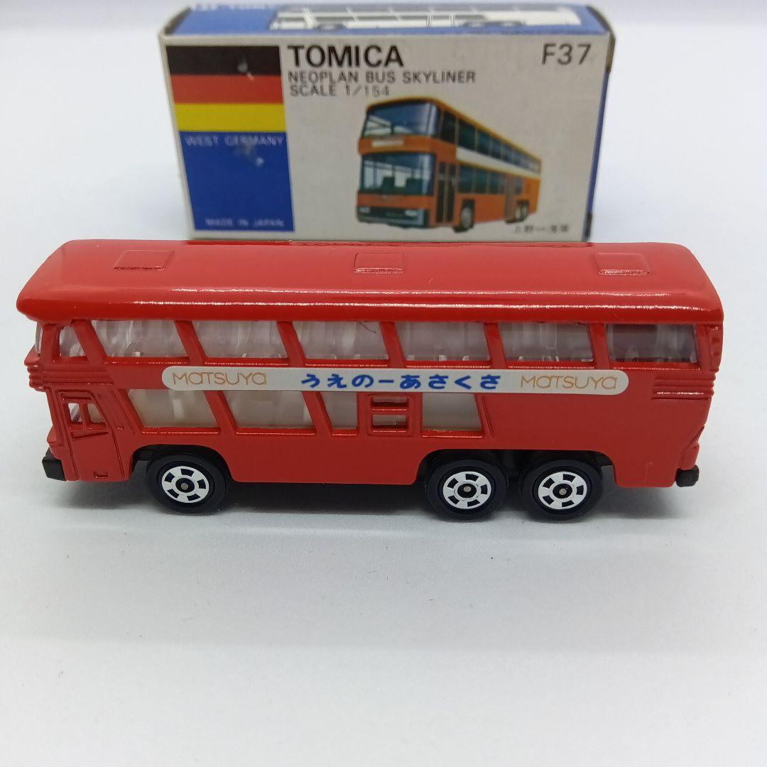 浅草松屋 特注 トミカ 青箱 ネオプランバススカイライナー F37 赤色 日本製