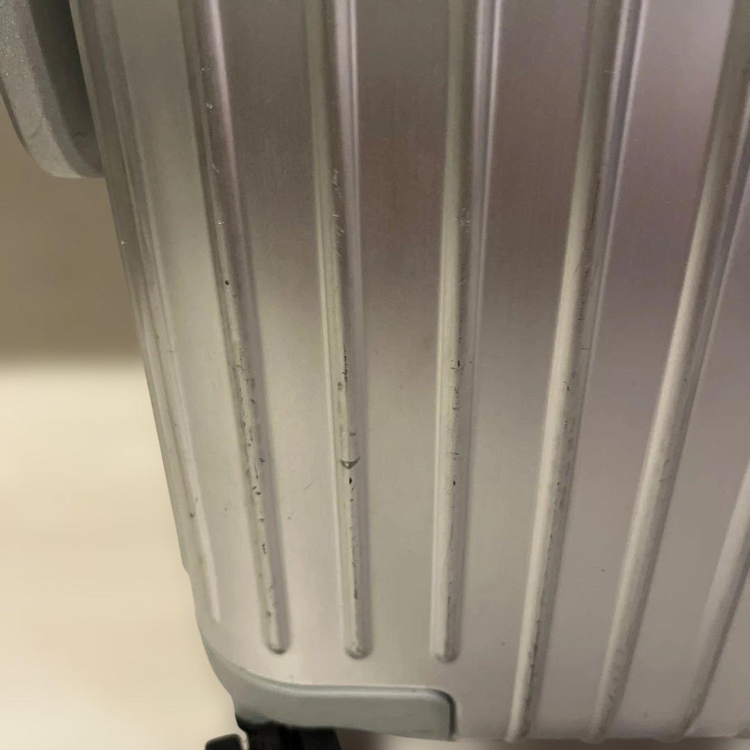 RIMOWAキャリーケース ネイビー メッシュポケット付き