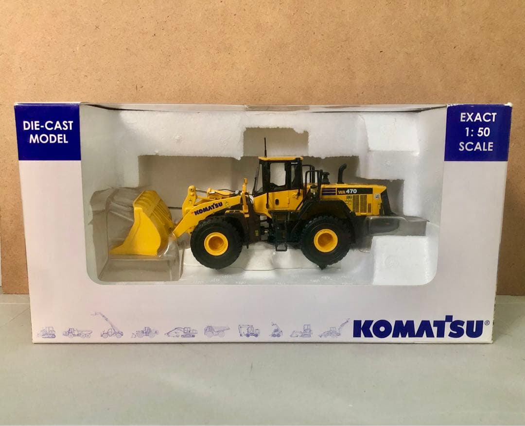 コマツKOMATSU WA470 ホイールローダー1/50新品未使用品✨