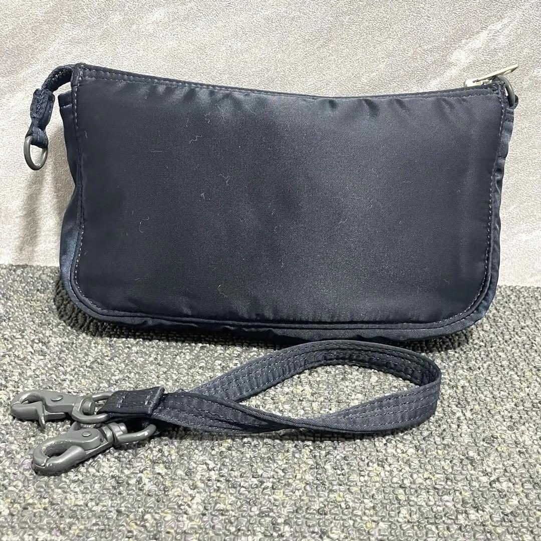 希少✨ ヘッドポーター TANKER アクセサリーポーチ ハンドバッグ ネイビー