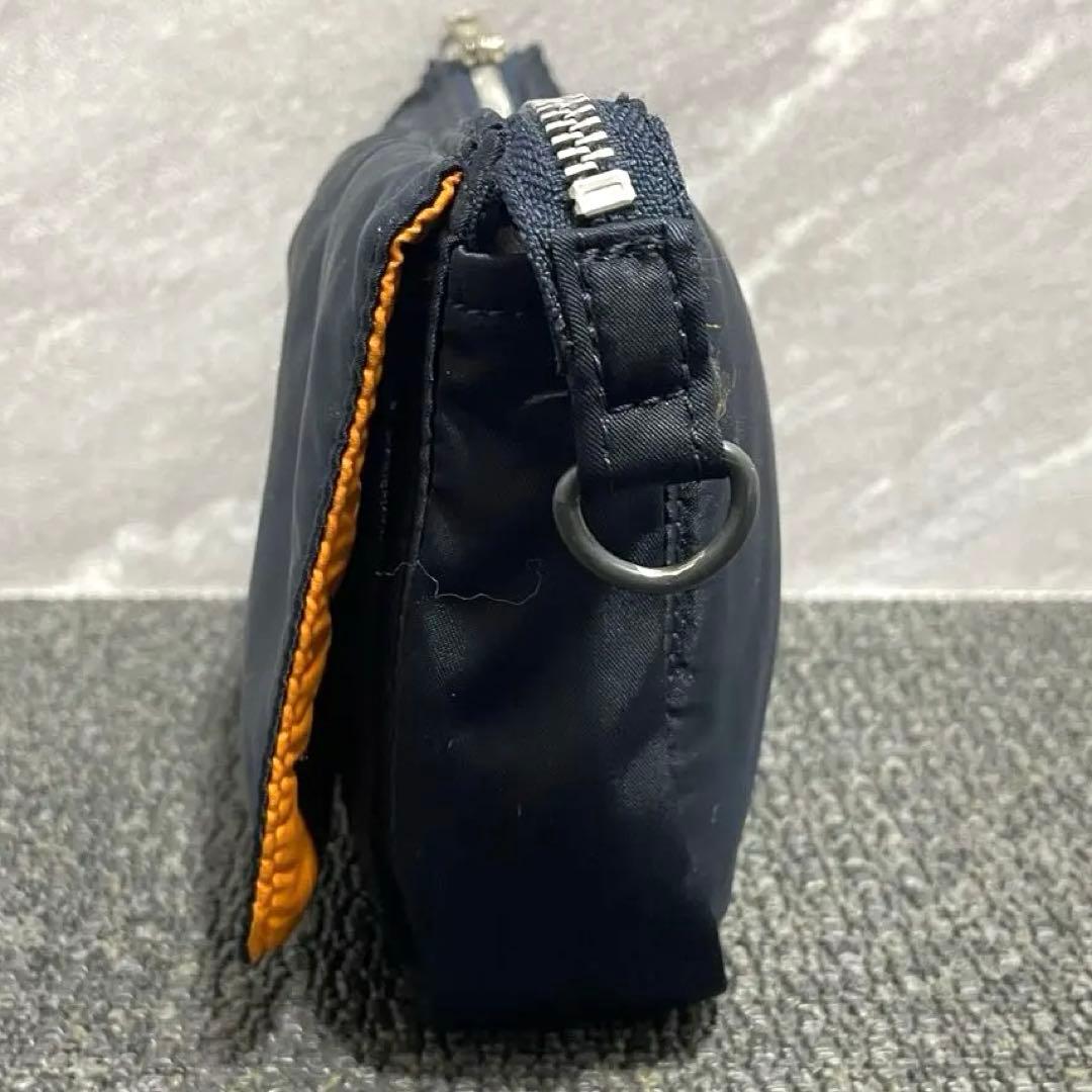 希少✨ ヘッドポーター TANKER アクセサリーポーチ ハンドバッグ ネイビー