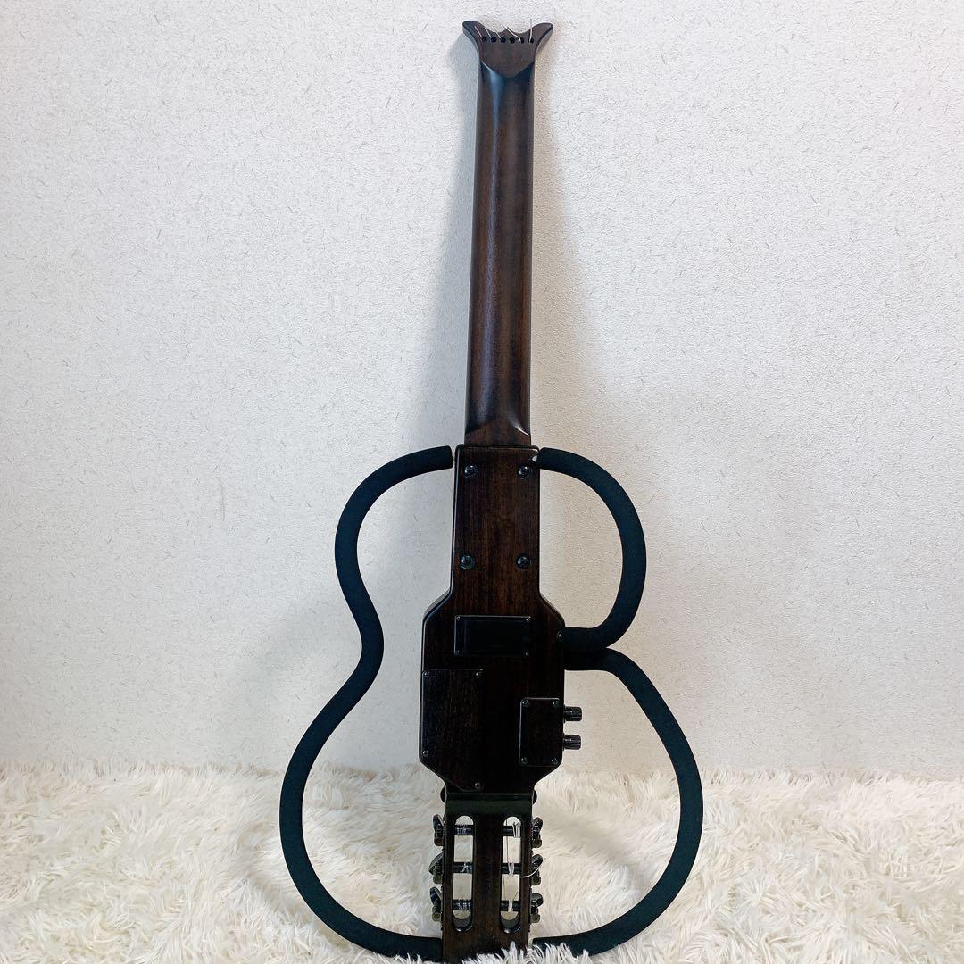 アリア アコースティック サイレント トラベルギター ブラック AS-101S