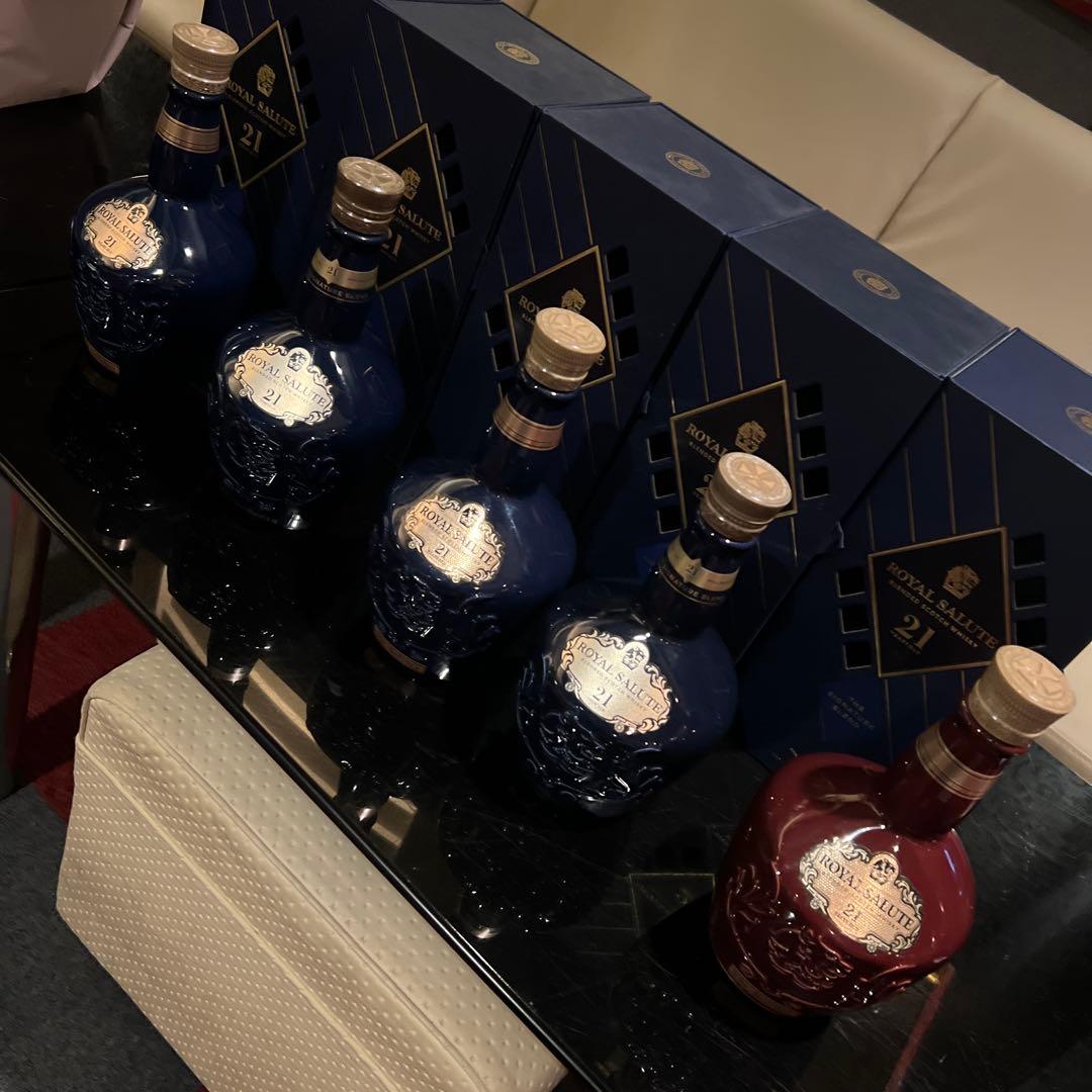  SALUTE 21年 ブレンデッドスコッチウイスキー　空瓶箱付き