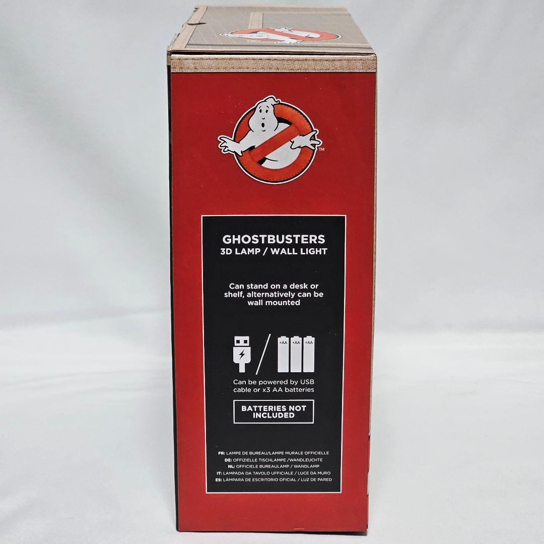 光る！ゴーストバスターズ　3Dロゴ　看板型　LED　ディスクランプ