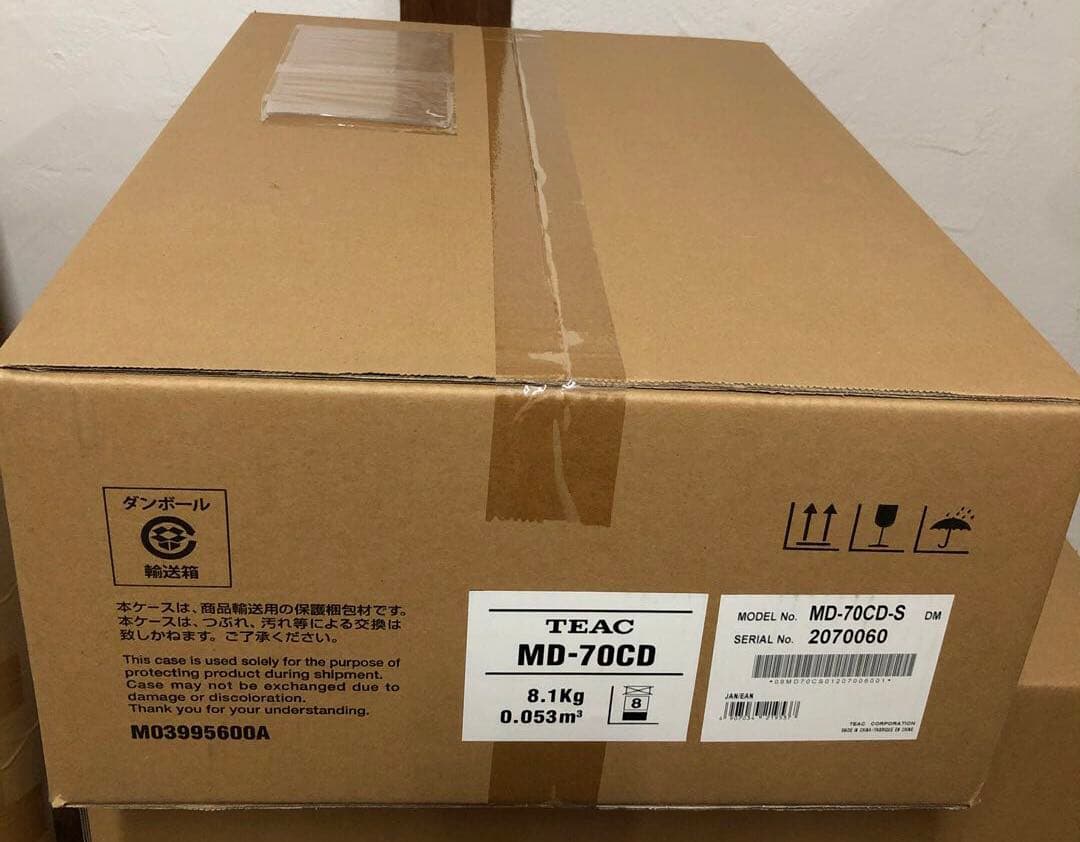 TEAC MD-70CD-S ミニディスクプレーヤー 未開封・未使用品
