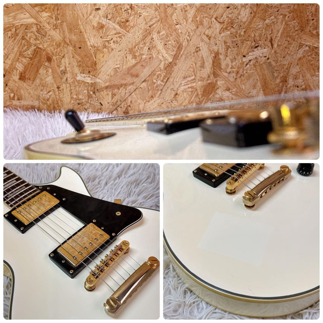 EPIPHONE レスポールカスタム ホワイト 訳アリ エピフォン