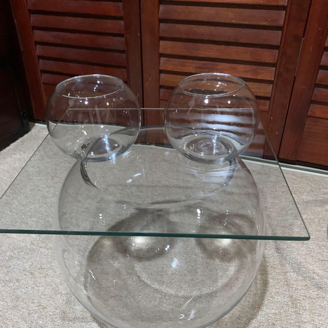 金魚鉢　ボウル　ガラス　テラリウム　アクアリウム　花瓶