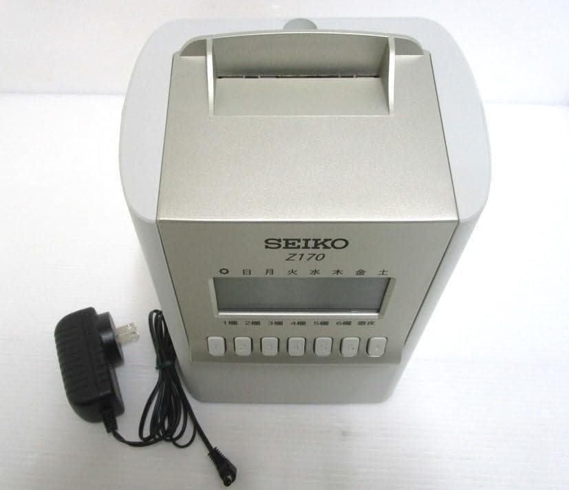 ★美品 清掃済 SEIKO タイムレコーダー Z170 + 新品カード25枚
