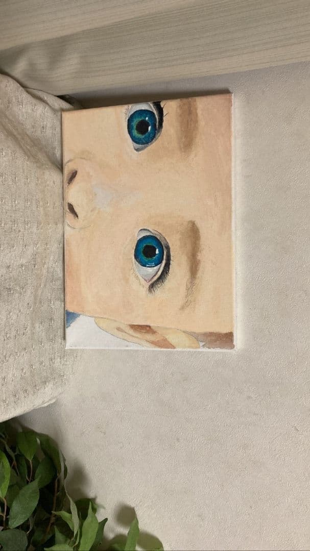 水彩画「瞳」
