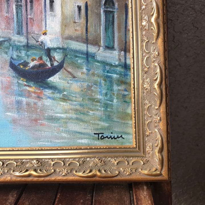 希少！ヴェネチア　水の都　絵画　ビンテージ イタリア　ヨーロッパ欧州インテリア